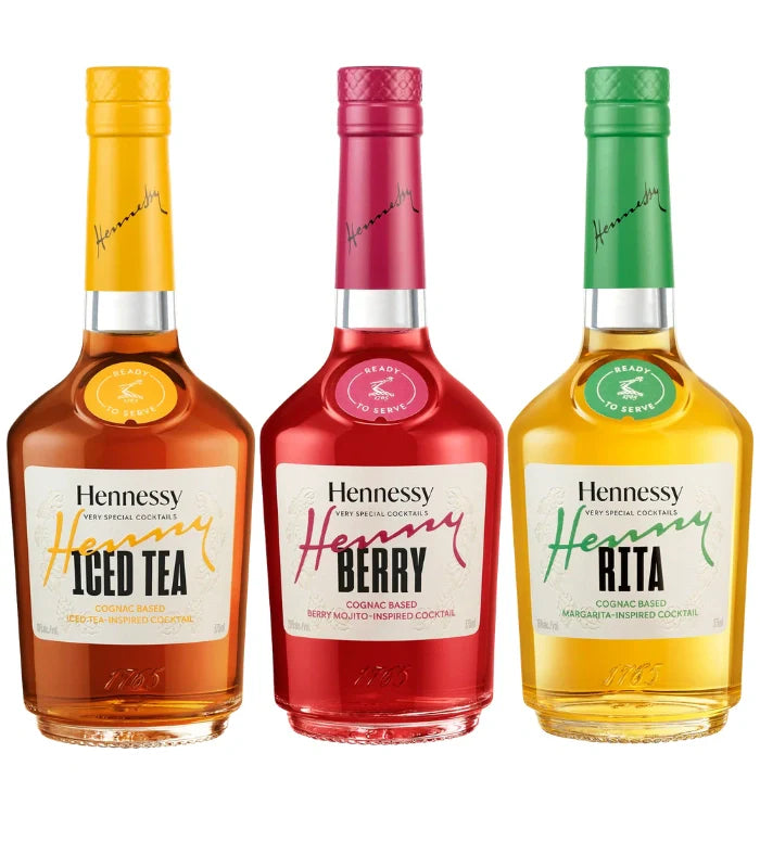 Hennessy Ready-to-Serve Cocktail Variety Bundle 3 x 375mL