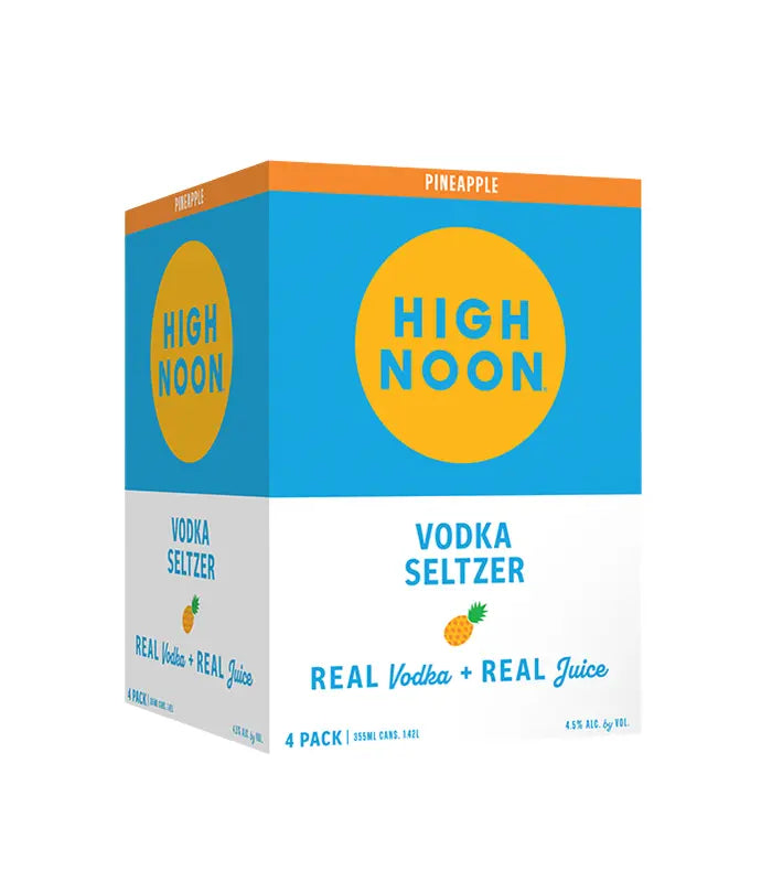 High Noon Pineapple Vodka Seltzer 4-Pack