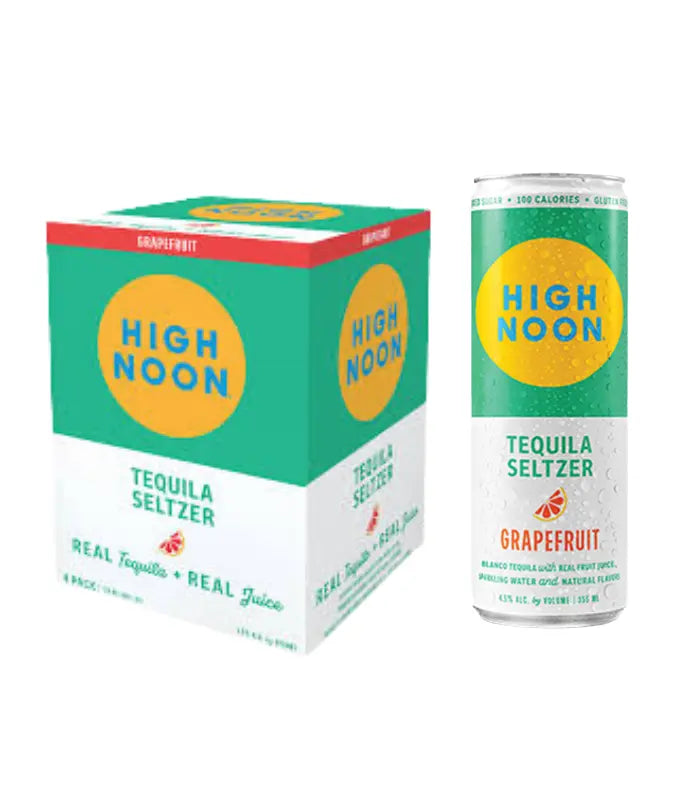 High Noon Tequila Seltzer Grapefruit 4-Pack