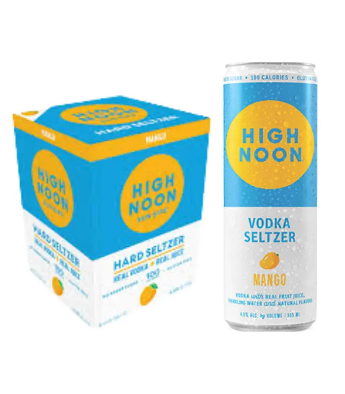 High Noon Vodka Seltzer Mango 4-Pack