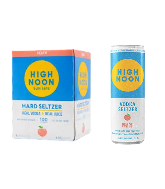 High Noon Vodka Seltzer Peach 4-Pack