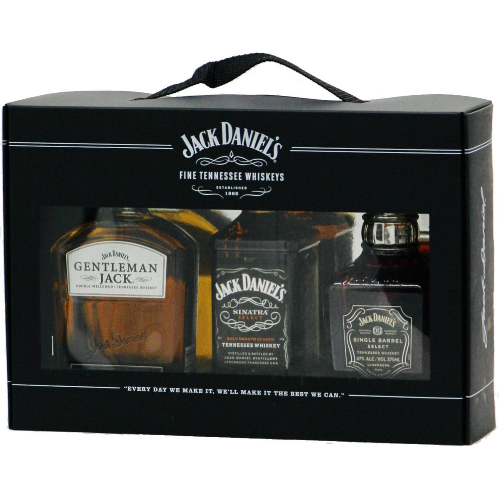 Jack Daniel's 375ml 3 Bottle Set - Gentleman Jack, Sinatra Select, Single Barrel