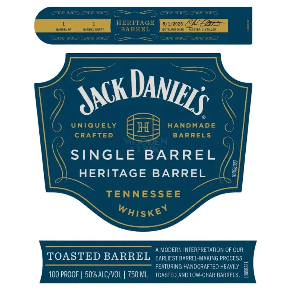 Jack Daniel’s Heritage Toasted Single Barrel 2025 Release